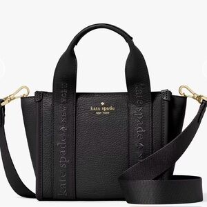 Kate Spade Black Textured Tote